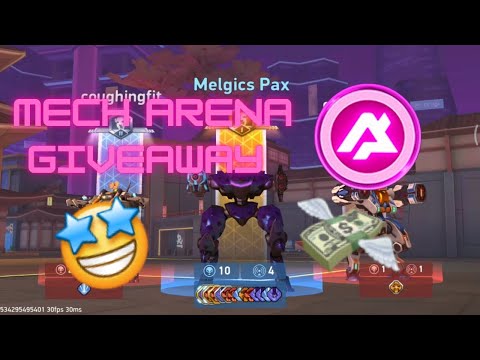 Mech Arena Giveaway 🤩💸| Mech Arena | Melgics Pax