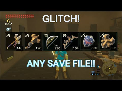 Weapon Modifier Corruption K+1 fast and easy glitch Zelda Breath of the Wild
