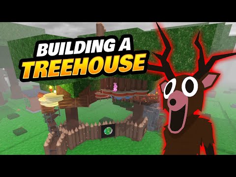Building a TREEHOUSE in 99 Nights in the Forest Roblox