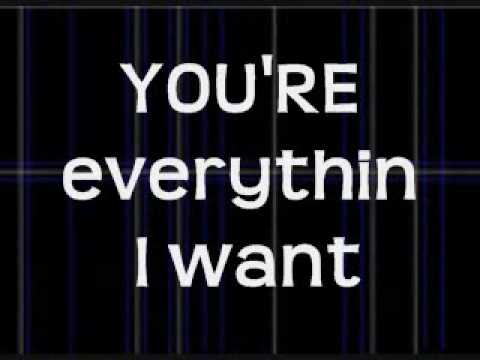 Everything I want -Steve Rushton- (lyrics on screen)