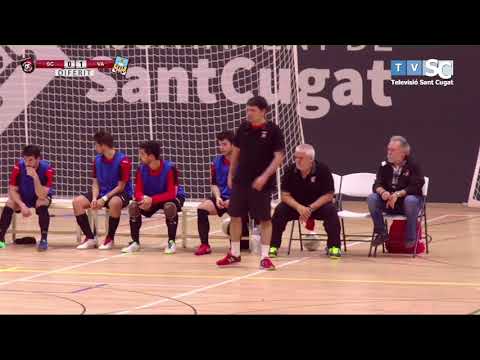 Futbol Sala Sant Cugat - Vacarisses (1a part del partit del 14 d'abril del 2018)