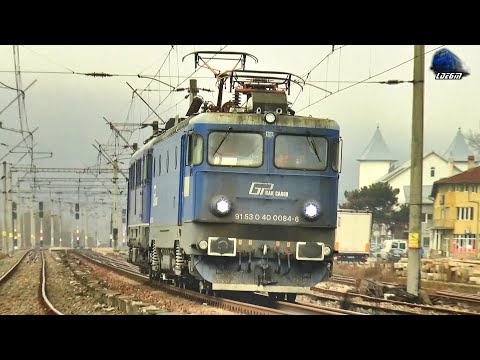 Locomotive EXPRESS FWD 060-EA 40 0084-6 & 060-DA 60 1008-1 în Gara Năsăud - 15 Noiembrie 2025