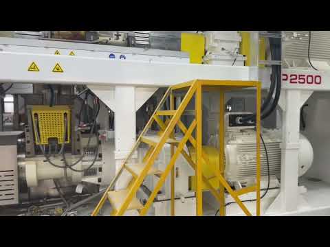 Debao new line ready   Farrel Pomini CP2500 for white masterbatch