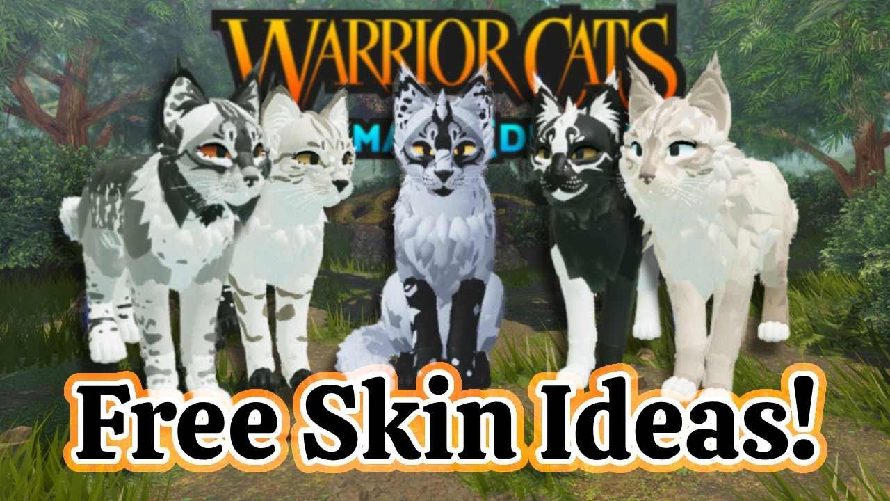 🐾 5 NEW FREE SKIN IDEAS! (No Gamepass!) || Warrior Cats: Ultimate Edition 🐾