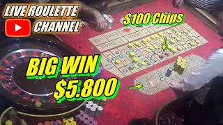🔴LIVE ROULETTE |🚨 BIG WIN 💲5.800 In Las Vegas Casino 🎰 Lots of Winning Exclusive ✅ 2023-08-20 Video Video