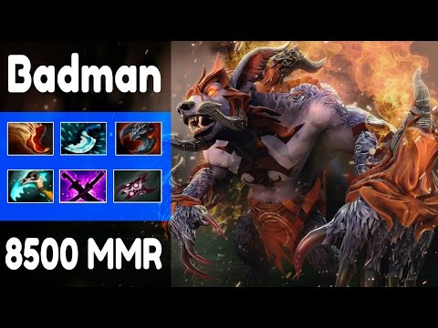 DOTA 2 - BADMAN URSA GAMEPLAY - 8500 MMR Ranked Match