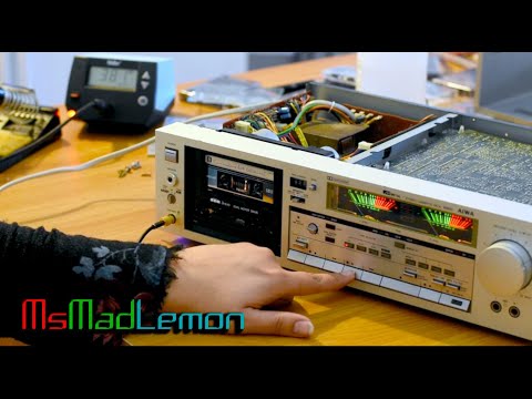 Aiwa M800 3 head Tape Deck Repair