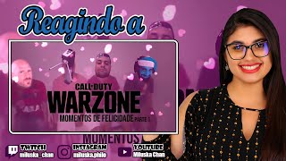 Reagindo a  SMZINHO em MOMENTOS DE FELICIDADE - COD: WARZONE PT#01