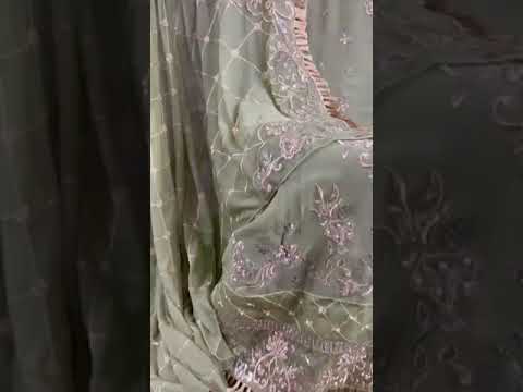 Zaha Aadab Vol 1-10204 Georgette Wholesale Pakistani Suit – product video thumbnail