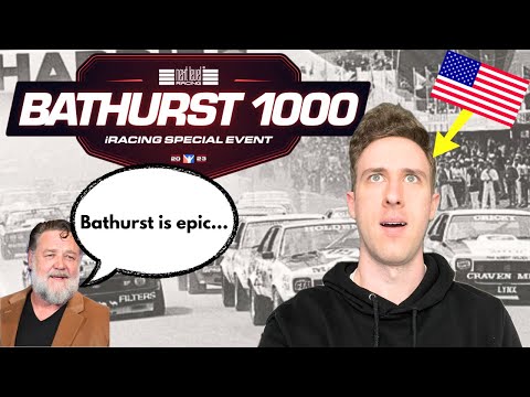 American REACTS to BATHURST 1000 Narrated by Russell Crowe (Australia's Most Famous Race)