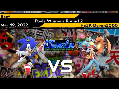 [Smash Ultimate] Beef vs Ho3K  Deven3000 - CT Gamercon 5 (Pools Winners Round 2)