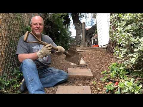How to level stepping stones on an incline - DIY Grampa