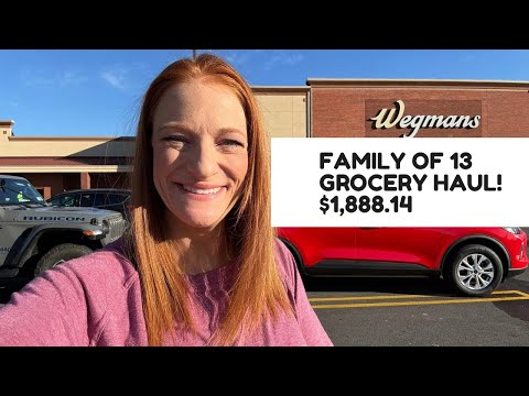 FAMILY OF THE 13 GROCERY HAUL! $1,888.14