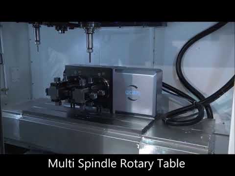 Ucam URH-125-2S CNC Multispindle Rotary Table