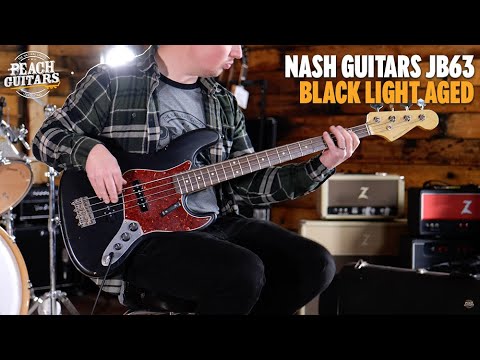 Nash JB-63/LH Bass Guitar - 3 Tone SB, Alder Body, Light Aging image 15