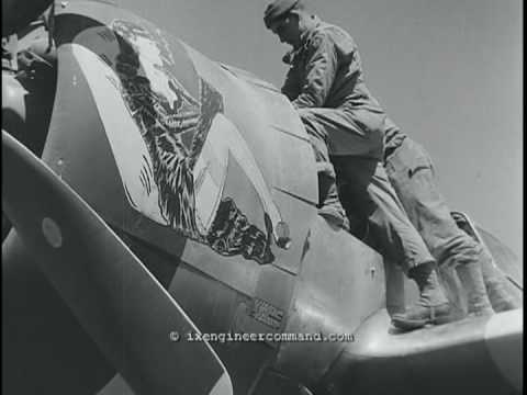 Units of the IX Engineer Command and the 9th Tactical Air Force in Normandy