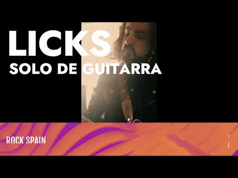 Licks de guitarra electrica rock solo españa
