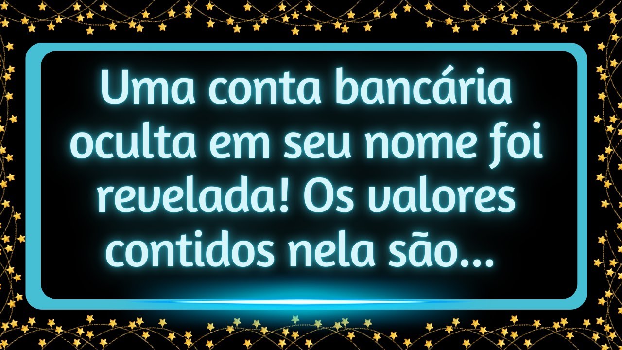 Uma conta bancária oculta em seu nome acaba de ser descoberta! Os fundos por trás dela são...🕵🏻‍♀️💰