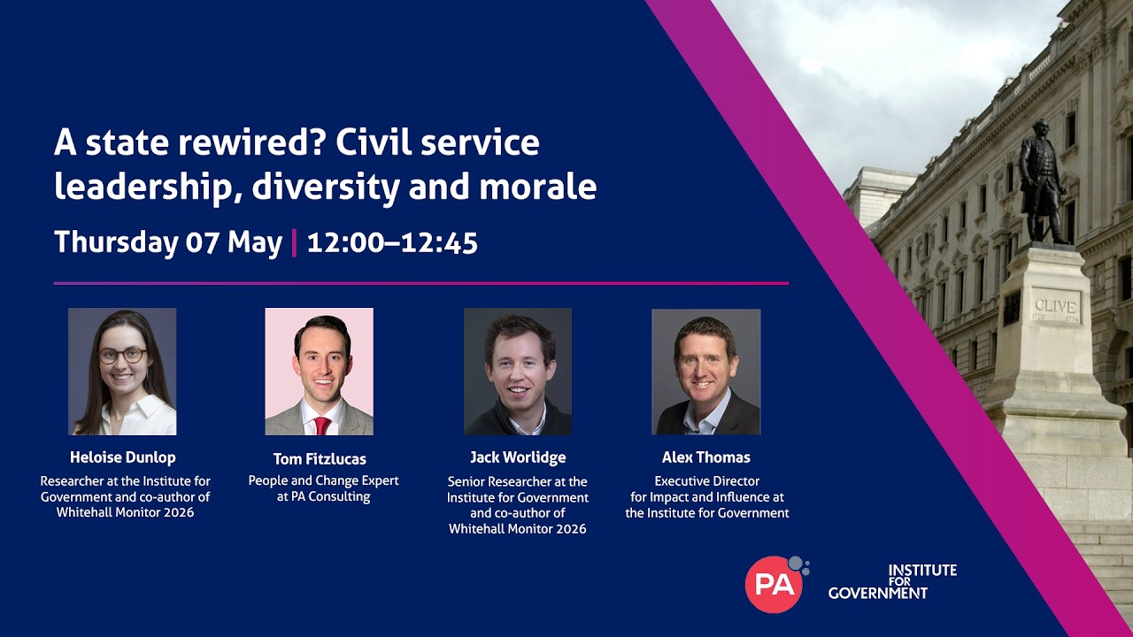 A state rewired? Civil service leadership, diversity and morale