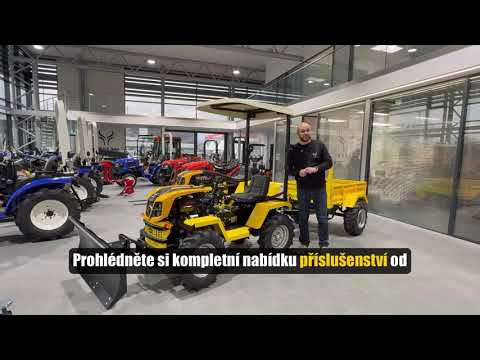 TAUROS ZX18 benzín 4x4 malotraktor