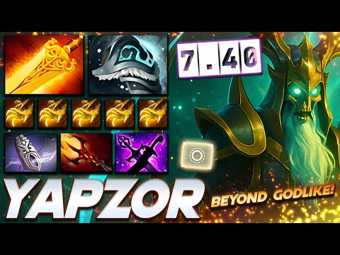 [7.40] Yapzor Necrophos Beyond Godlike - Dota 2 Pro Gameplay [Watch & Learn]