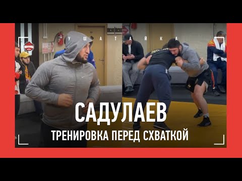 АБДУЛРАШИД САДУЛАЕВ: тренировка перед схваткой / РАЗМИНКА и СПАРРИНГ