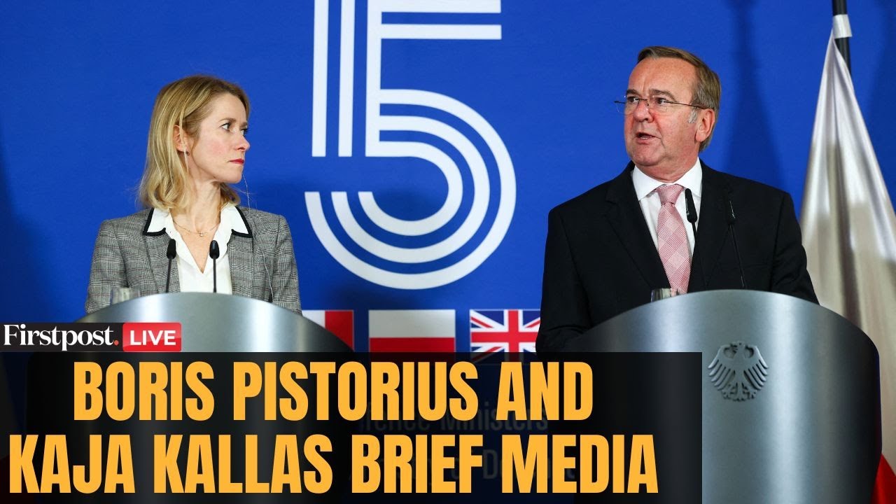 LIVE: Germany’s Pistorius, EU’s Kaja Kallas Hold Press Conference in Berlin | N18G