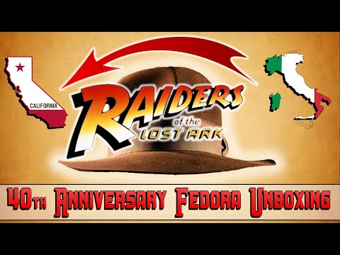 Tognarelli Hats 40th Anniversary 'Raiders of the Lost Ark' fedora unboxing