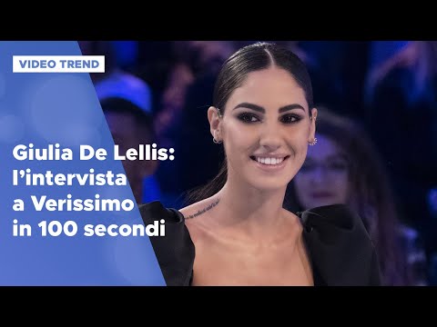 Giulia De Lellis: l'intervista a Verissimo in 100 secondi