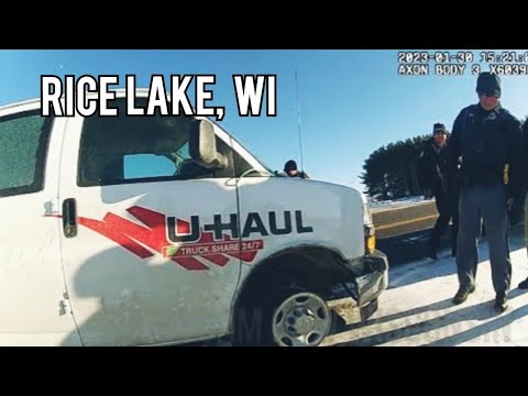 Police pursue stolen van until the wheels fall off