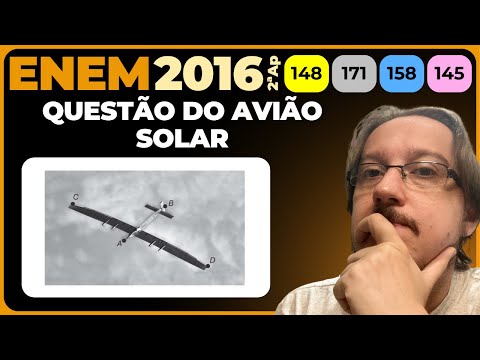 ENEM 2016 || Escala || Uma empresa europeia construiu um avião solar, como na figura, objetivando