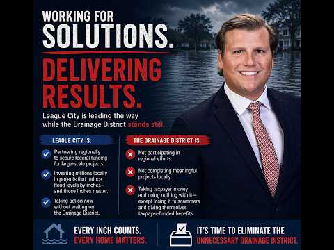 League City Working Hard to Improve Drainage