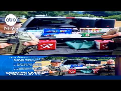 Wedding crahers caught by cops