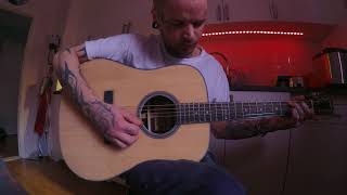Video thumbnail for enlarged soundhole acoustic guitar Levin W32J customized by Flatpick Nation