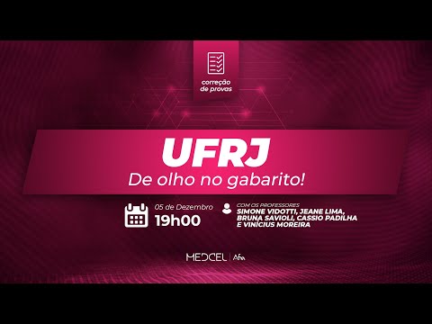 Correção UFRJ 2022 | Analisando as questões mais críticas!