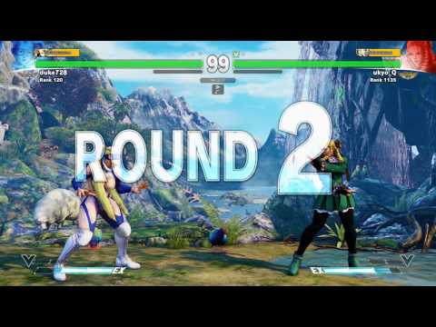 SFV~ Rainbow Mika (duke728) vs. Karin (ukyo_Q)  HD