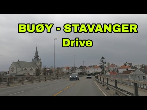 Drive from Buøy to Stavanger, Norway