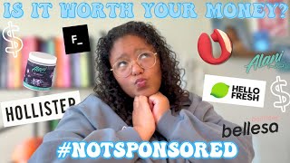 Highly sponsored products I was influenced to buy... 😬