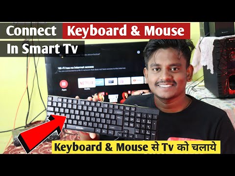 How To Connect Keyboard & Mouse With Smart Tv | How To Operate Smart Tv With Keyboard & Mouse
