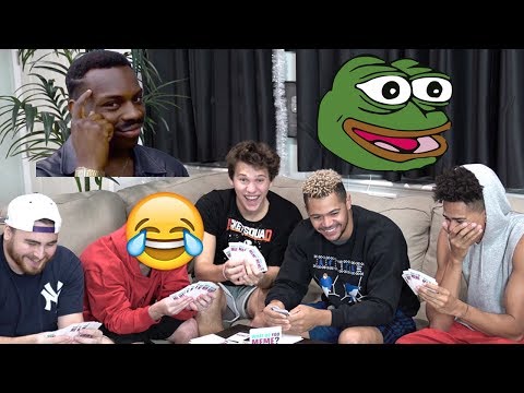 FUNNIEST CARD GAME EVER! THE MEME GAME!! #2HYPE - YouTube