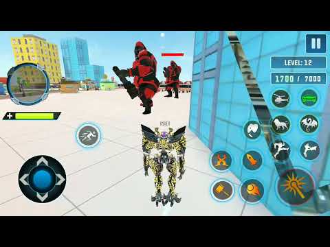 Elephant Robot vs Lion Robot (Gorilla Mode) Gameplay 12 // Robot