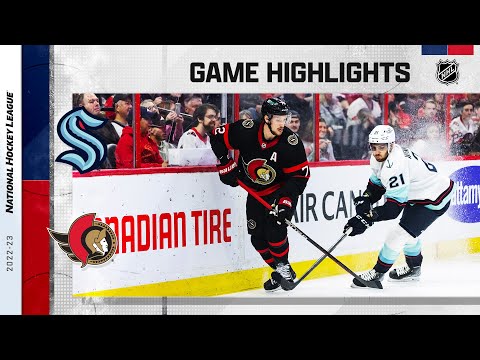 Kraken @ Senators 1/7 | NHL Highlights 2023