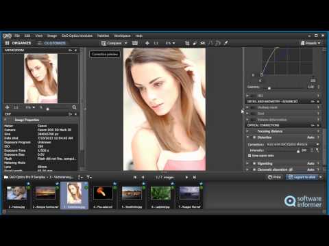 Let's have a look at DxO Optics Pro