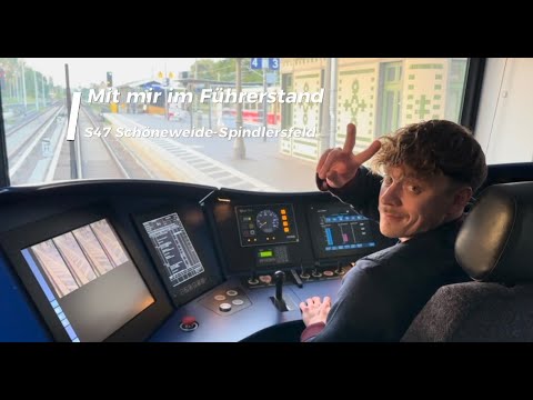 With me in the driver's cab l S-Bahn Berlin l with audio commentary