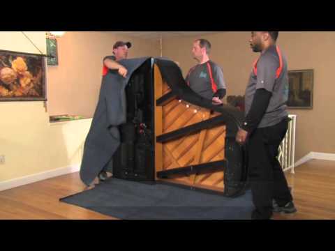 YouTube video about: How to get a piano through a door?