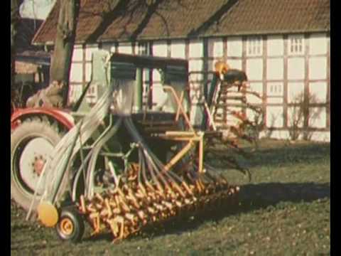 Amazone Historie: EV900 Großflächen Drillmaschine / seed drill 1974
