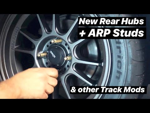 Project Civic New Rear Hubs and ARP Studs + other Track Mods