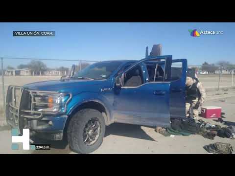 Varios muertos por enfrentamientos en Villa Unión, Coahuila