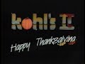 Kohl S II Happy Thanksgiving 1984