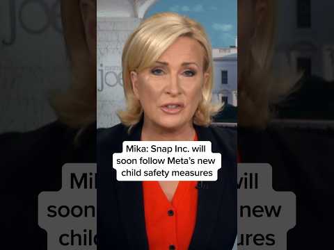 Mika: Snap Inc. will soon follow Meta’s new child safety measures